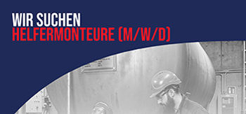 Stellenausschreibung Helfermonteur