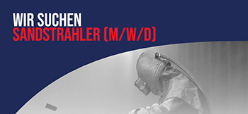 Stellenausschreibung Sandstrahler